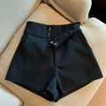 Elegant High Waist A-Line Shorts