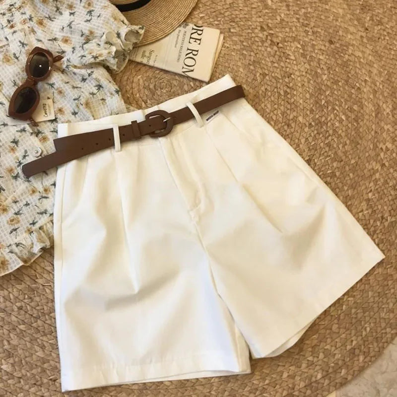 Women’s Wide-Leg Cotton Summer Shorts