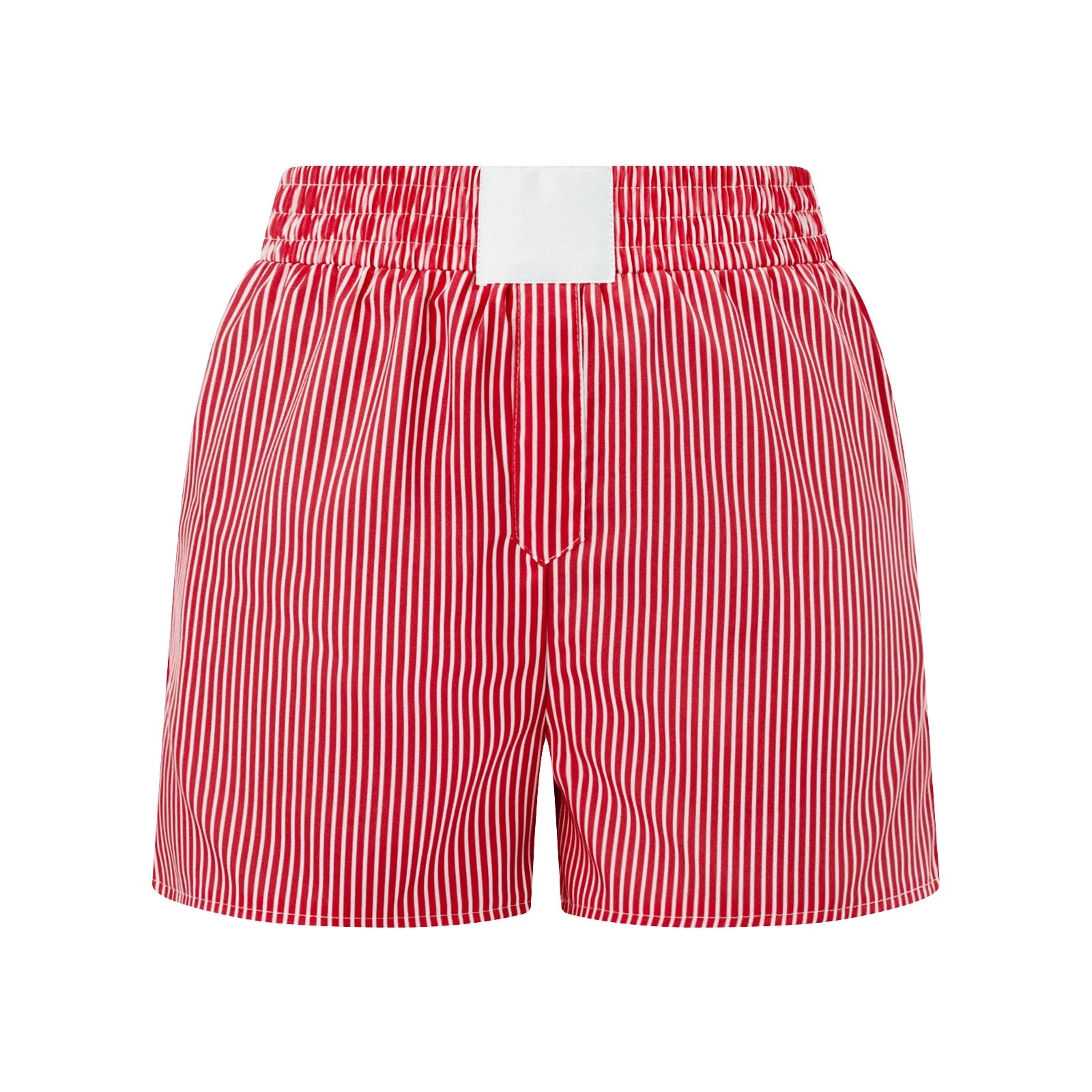 Women’s Striped High-Waist Lounge Shorts