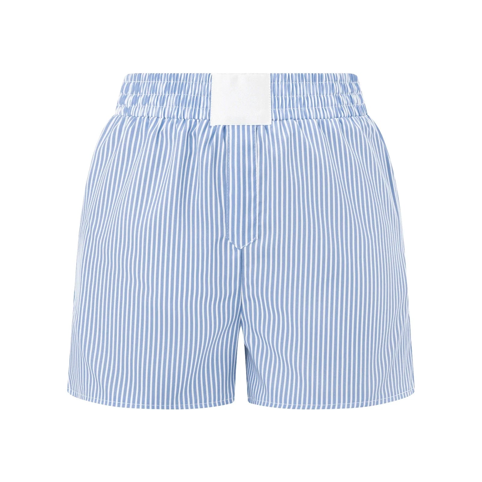 Women’s Striped High-Waist Lounge Shorts