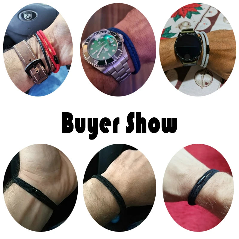Men’s Double Layer Rope Bracelet