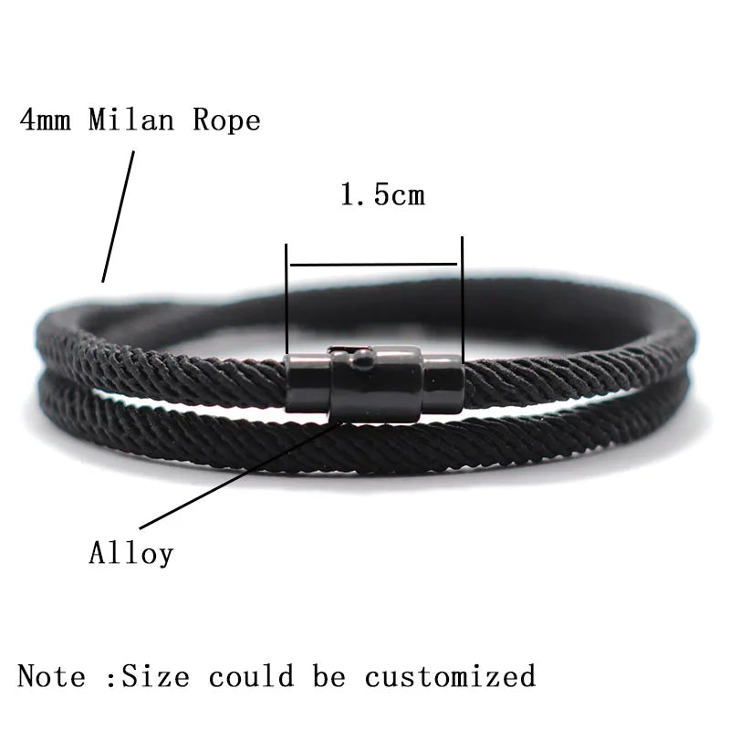 Men’s Double Layer Rope Bracelet
