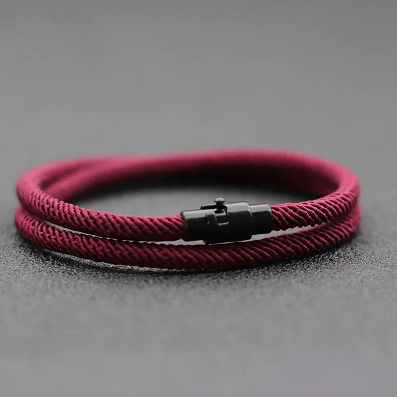 Men’s Double Layer Rope Bracelet