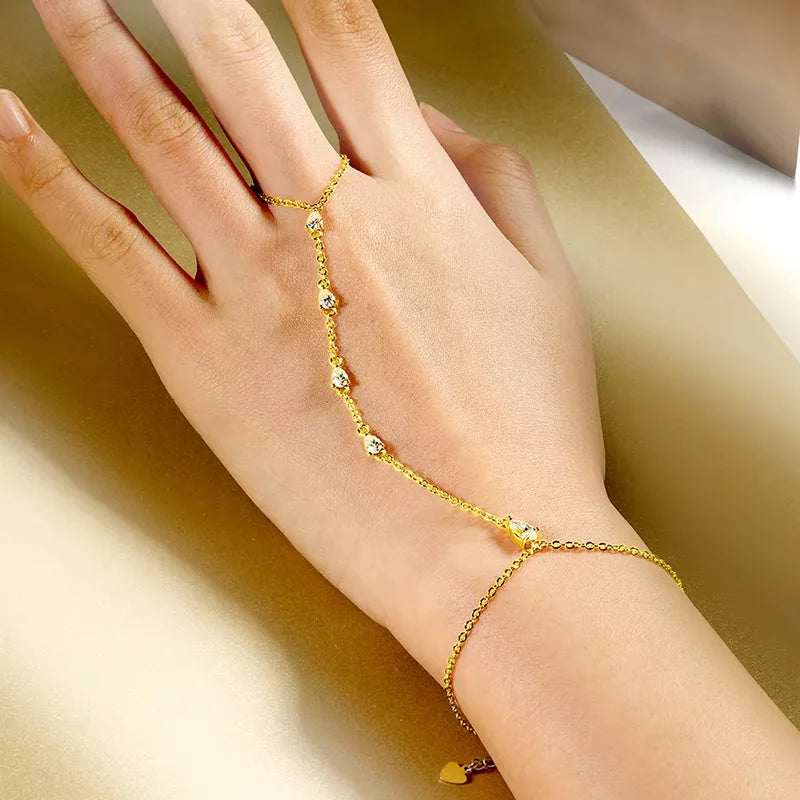 Luxury Pear Cut Moissanite Bracelet – S925 Sterling Silver