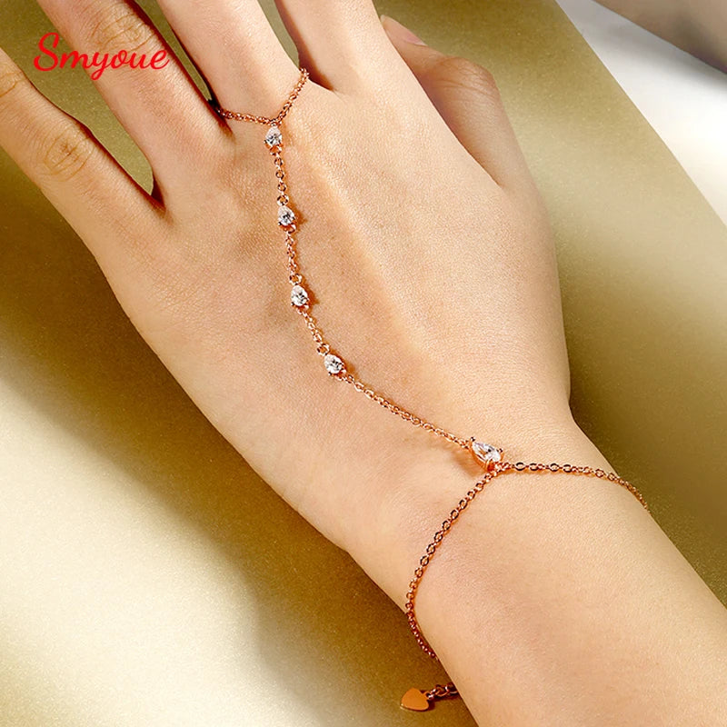 Luxury Pear Cut Moissanite Bracelet – S925 Sterling Silver