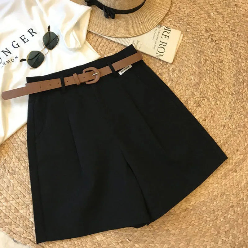 Women’s Wide-Leg Cotton Summer Shorts