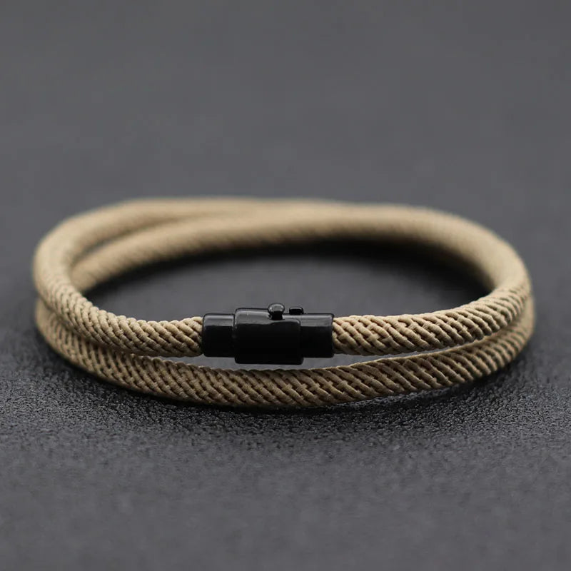 Men’s Double Layer Rope Bracelet